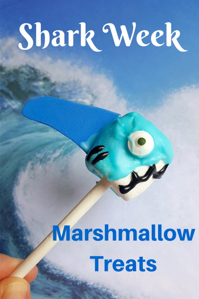 Shark Week Recipe Marshmallow Treats for Kids