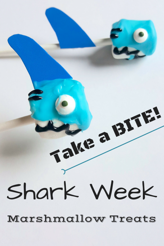 Shark Week Recipe Marshmallow Treats