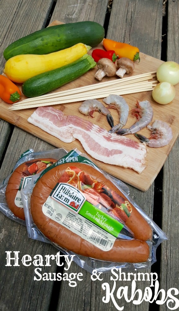 Hearty Sausage & Shrimp Kabobs Recipe