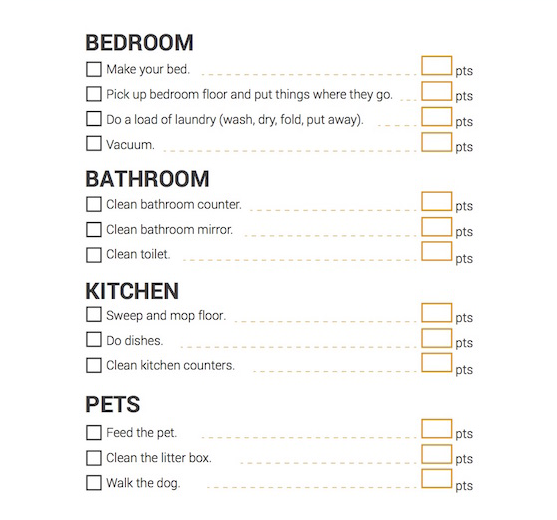 Printable How to Get Ungrounded Checklist for Families