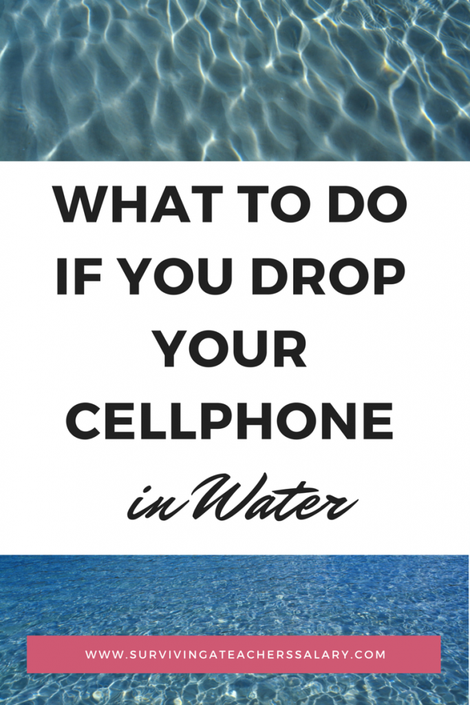 What to do if you Drop your Cell Phone in Water