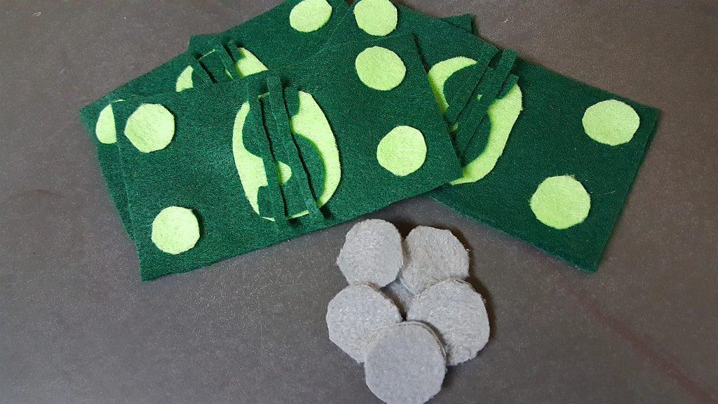 DIY No Sew Felt Money Toddler Math Play Tutorial