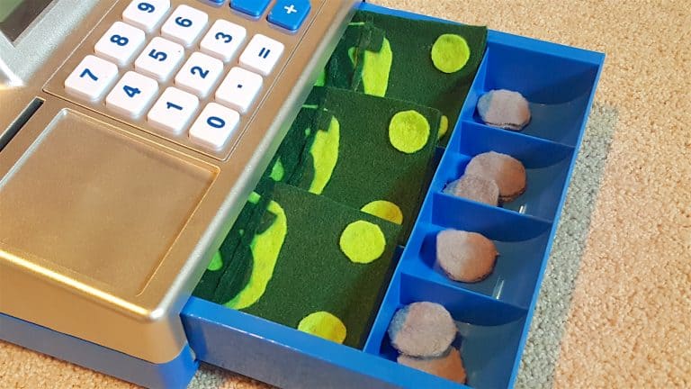No Sew Felt Money for Toddlers: Math Pretend Play