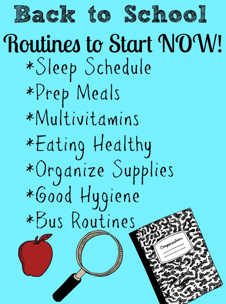 Back to School Routines to Start Now