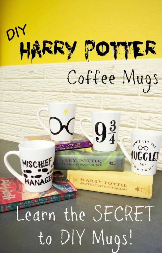 DIY Harry Potter Coffee Mugs Tutorial