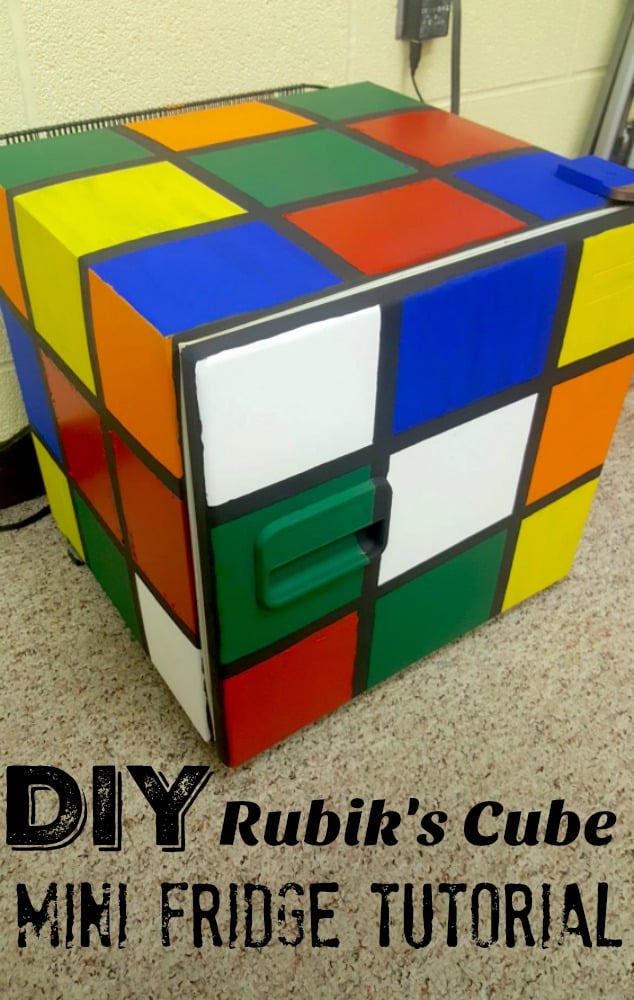 DIY Rubik's Cube Fridge for Math Geeks Tutorial