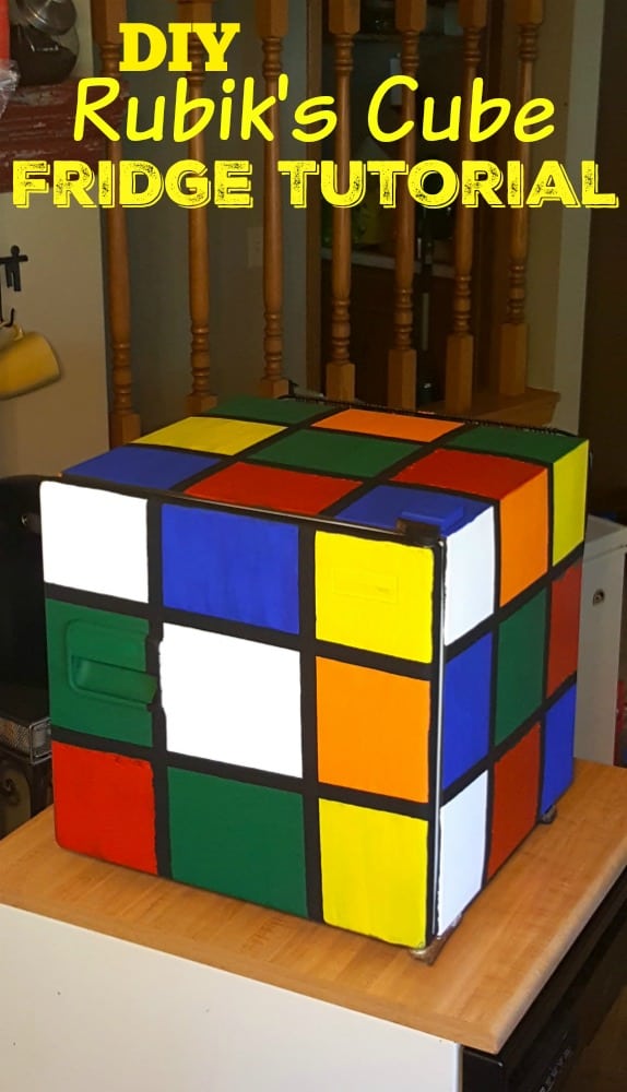 DIY Rubik's Cube Fridge for Math Geeks Tutorial