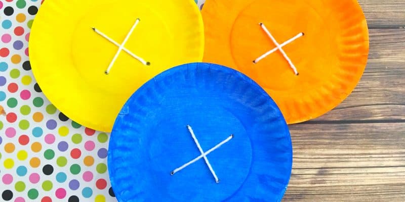Pete the Cat Button Paper Plate Craft