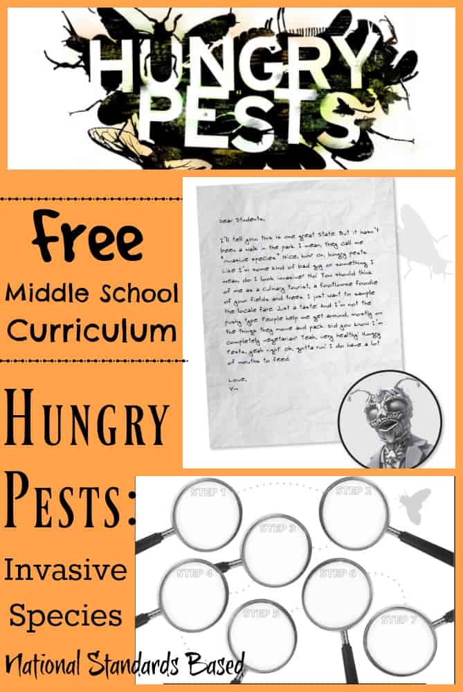 National Standards Based Hungry Pests Middle School Curriculum Invasive Species