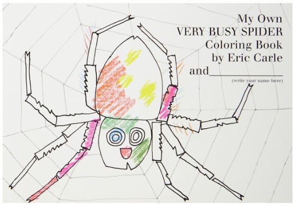 The Very Busy Spider Coloring Book by Eric Carle