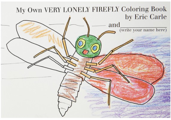 The Very Lonely Firefly Coloring Book by Eric Carle 