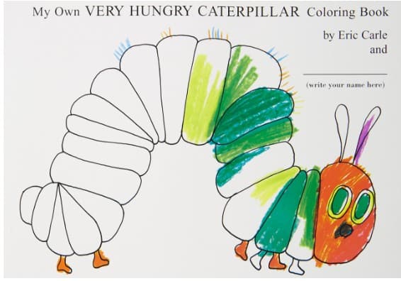 Very Hungry Caterpillar Coloring Book by Eric Carle