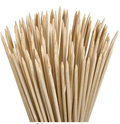 wooden bbq bamboo skewers