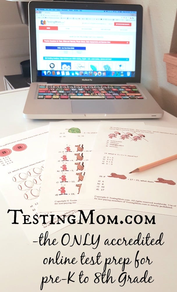 TestingMom.com accredited test prep