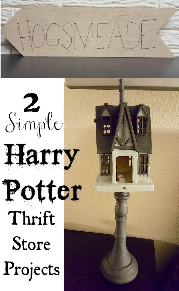 2 Simple Harry Potter Hogsmeade Thrift Store Recycled Projects