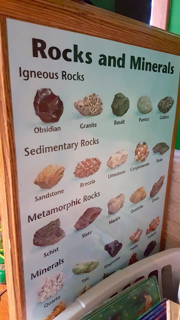 rocks and minerals poster