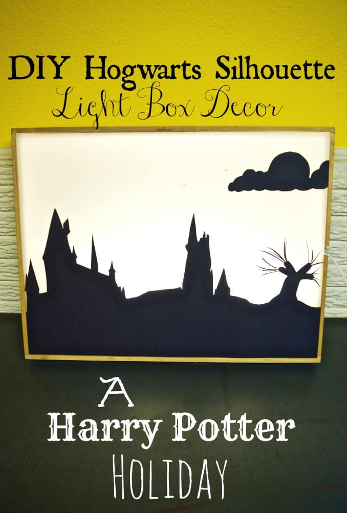 DIY Harry Potter Silhouette Light Box Design Idea