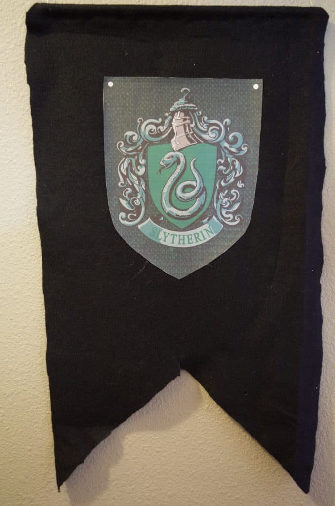 Hogwarts Slytherin Banner