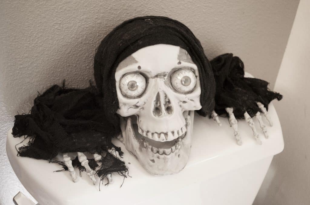 Spooky Skeleton Halloween Prop at Oriental Trading