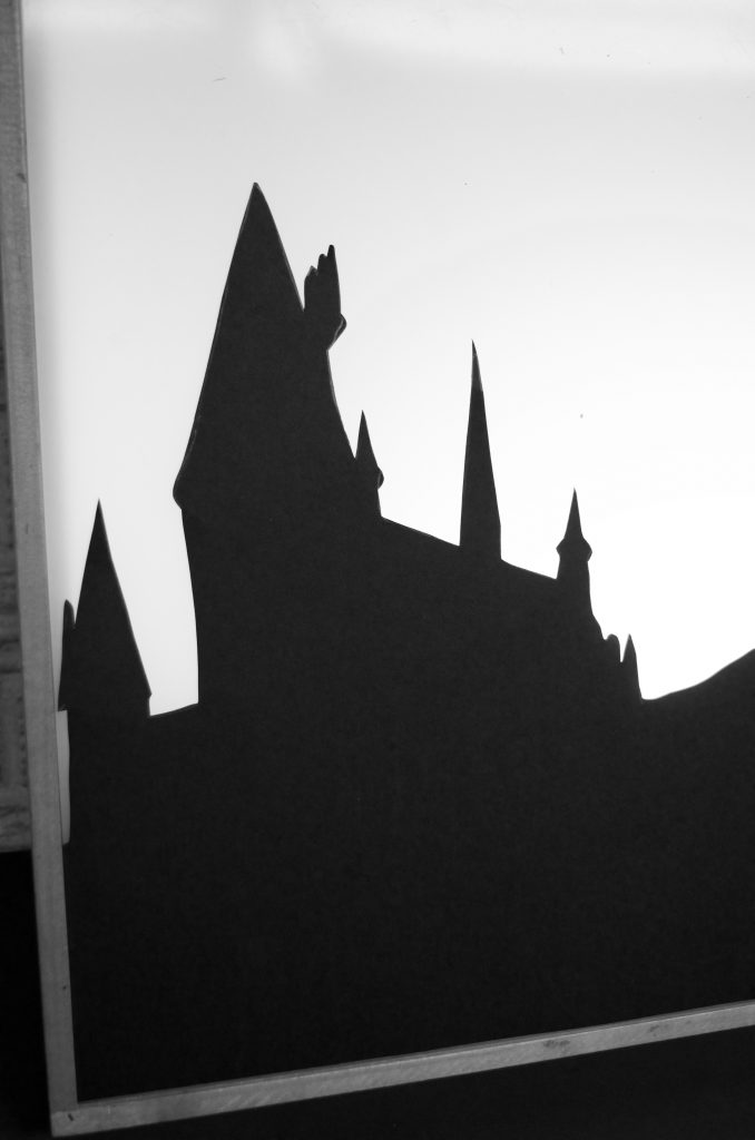 DIY Harry Potter Silhouette Light Box Design Idea