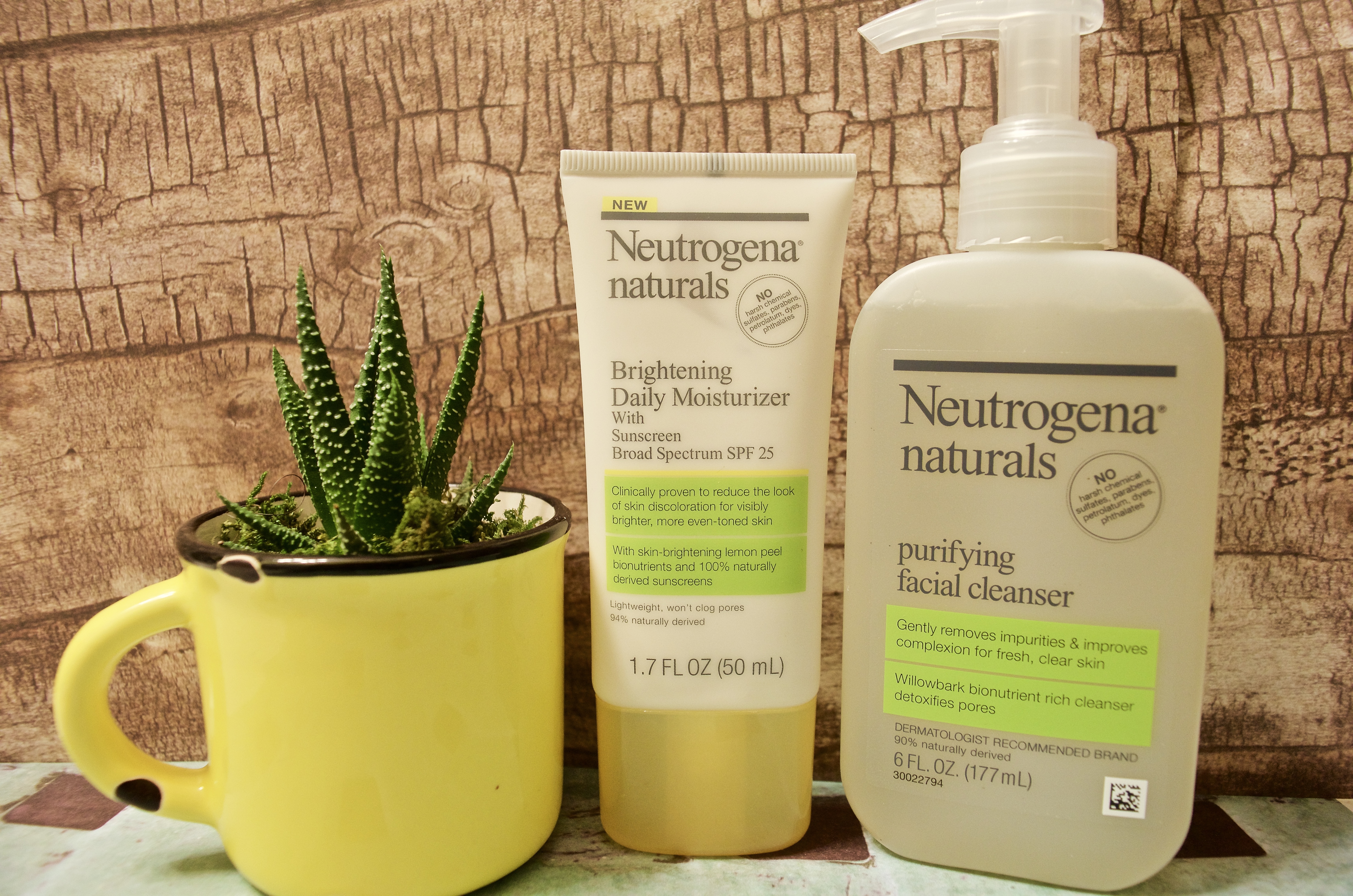 Taking Care of Yourself with Neutrogena Naturals Brightening Moisturizer and the Neutrogena Naturals Purifying Facial Cleanser
