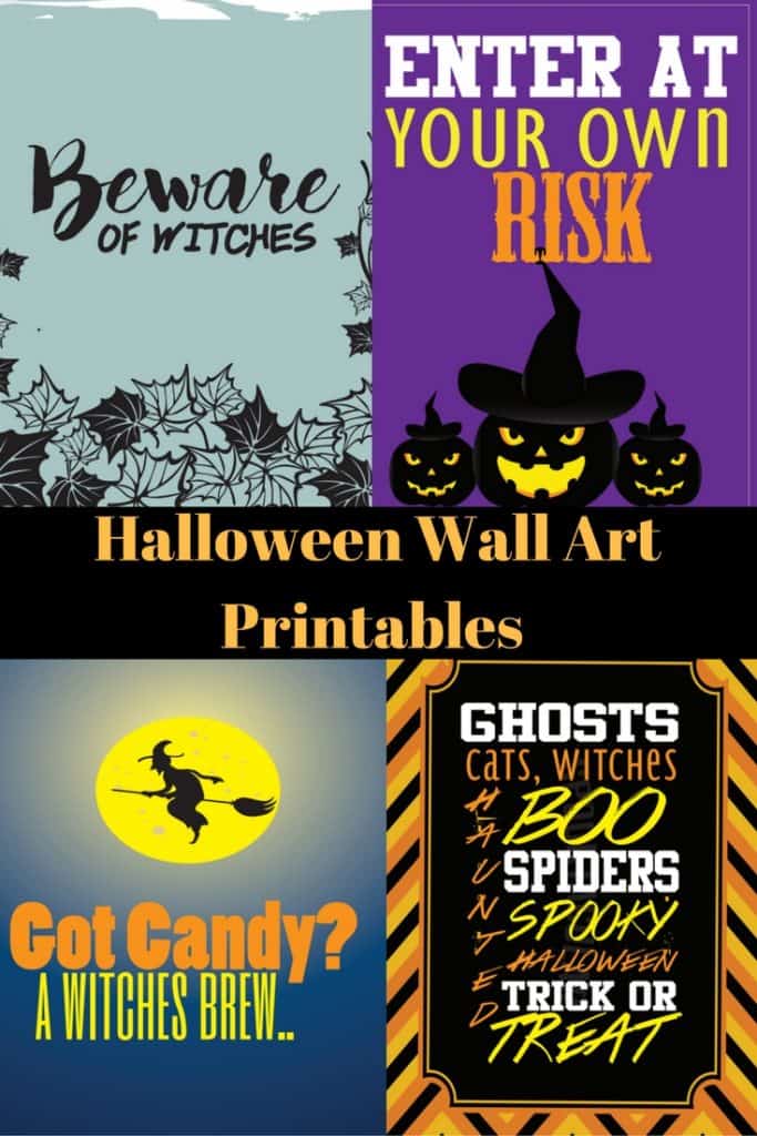 Halloween Wall Art Printables