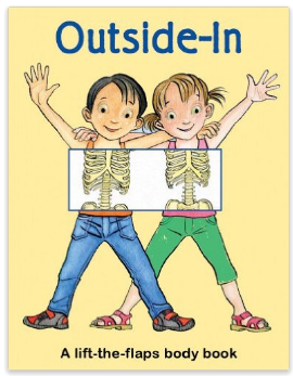 Outside In Lift the Flap human body book for kids