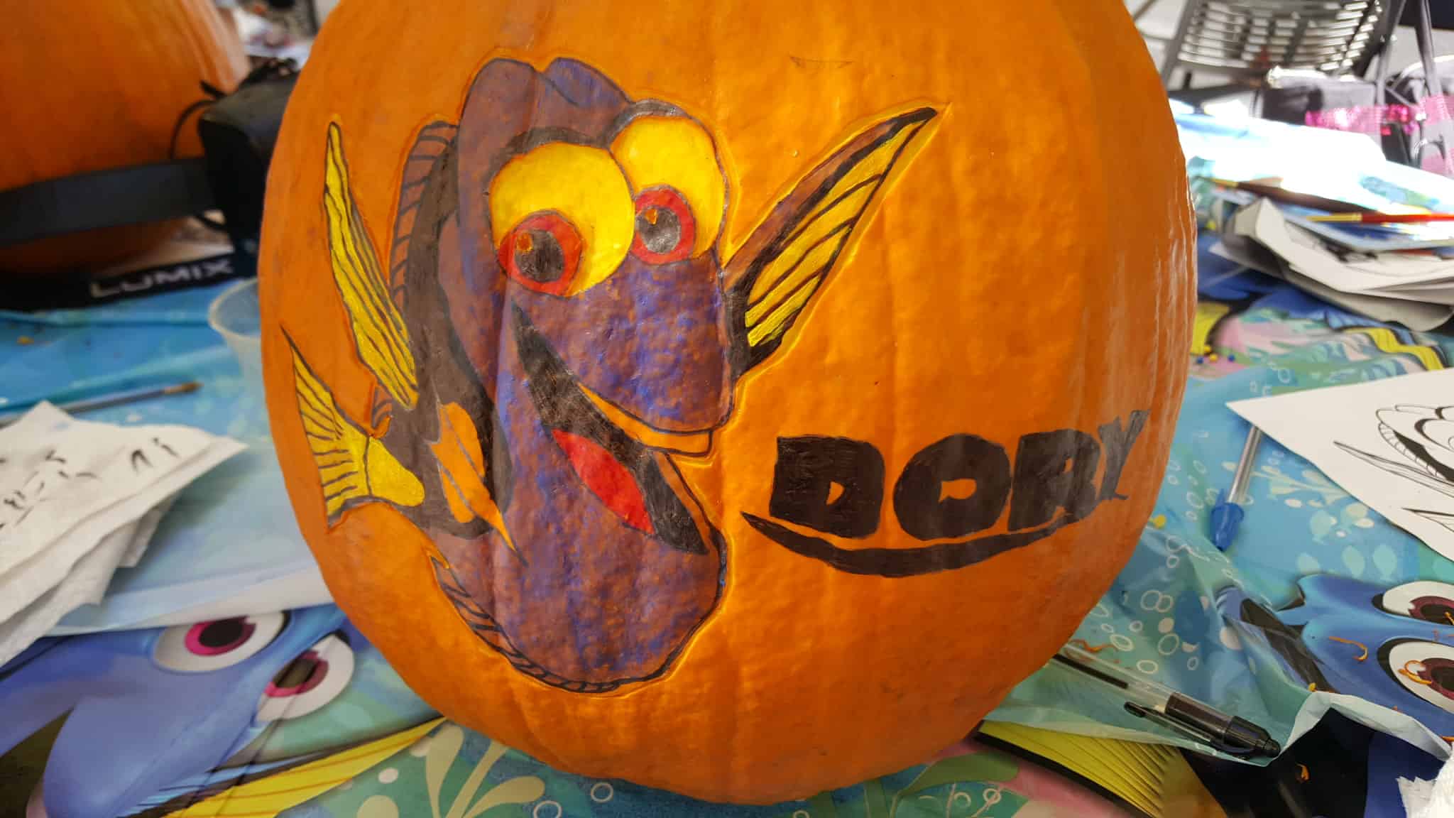 Finding Dory Pumpkin Carving Tips & Party 