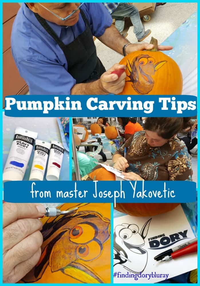 Pumpkin Carving Tips with master Joseph Yakovetic #findingdorybluray