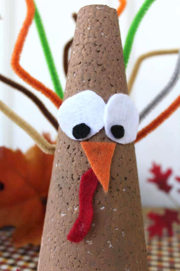 Cone Turkey Craft for Kids