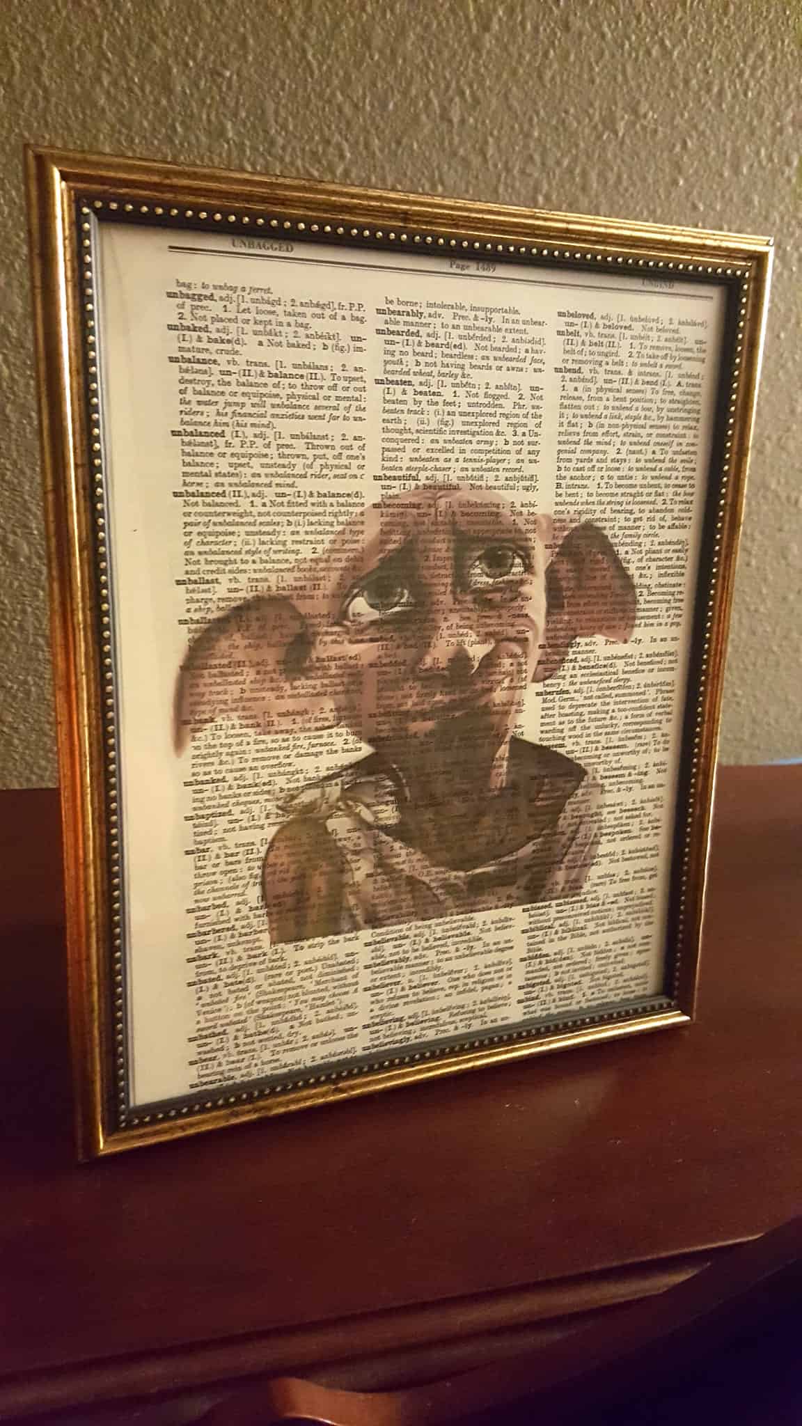 Harry Potter Dobby wall art