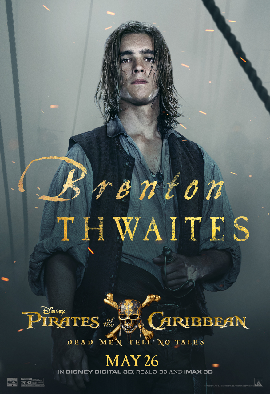 Brenton Thwaites Pirates of the Caribbean Poster