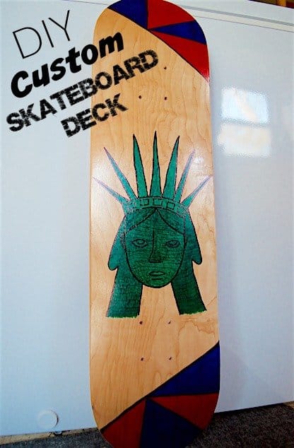 DIY Custom Skateboard Deck 