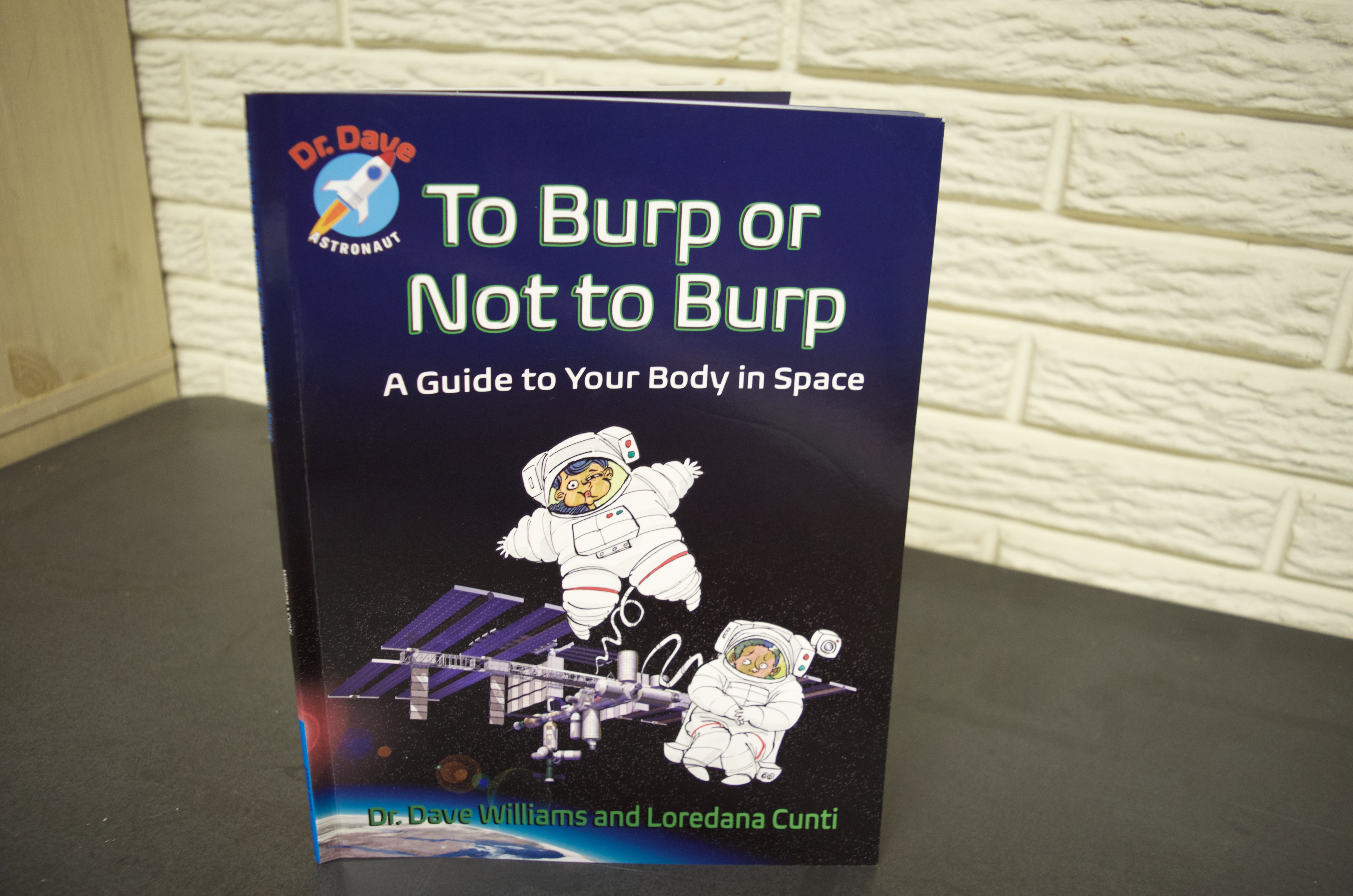 To Burp or Not to Burp - a children's book in space written by a NASA astronaut