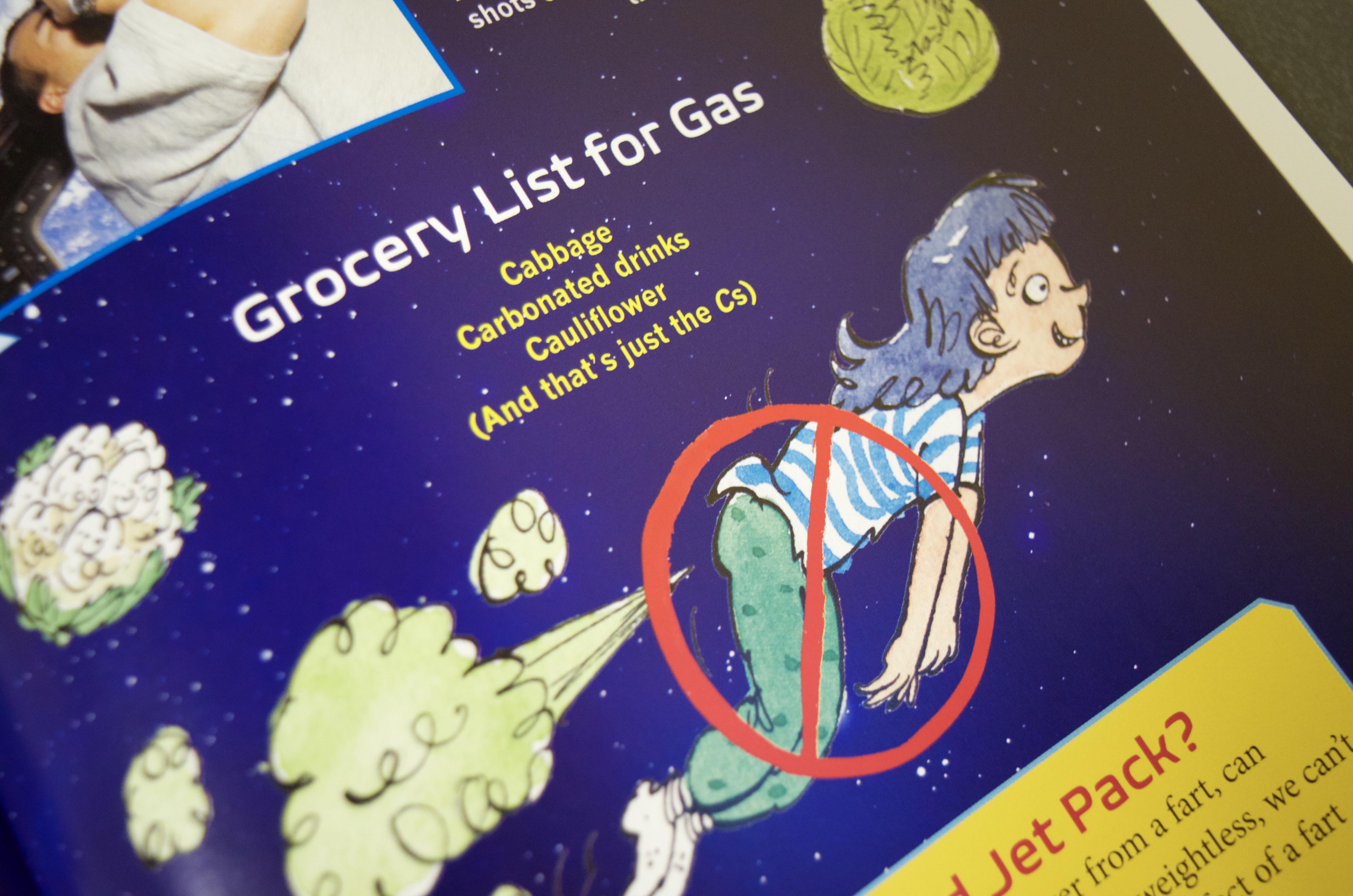 To Burp or Not to Burp - a children's book in space written by a NASA astronaut