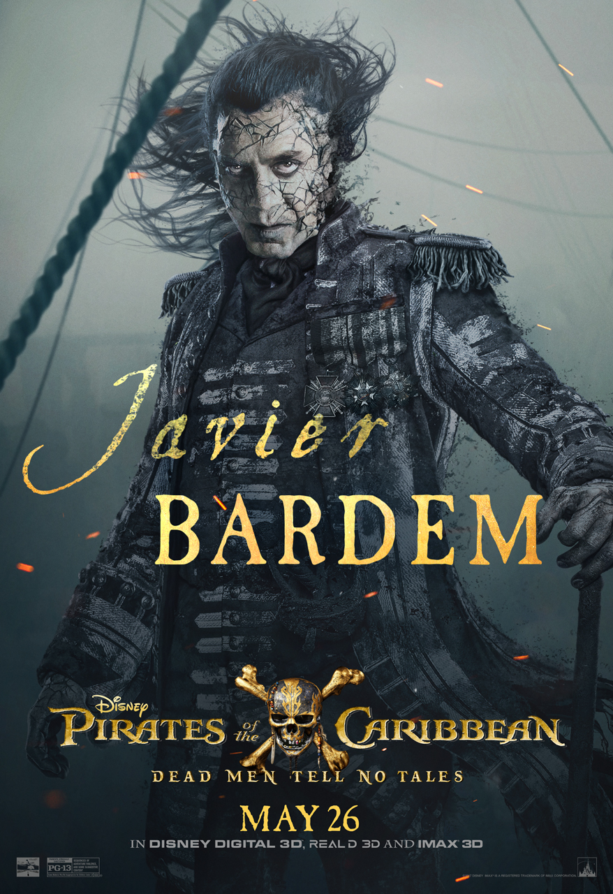Javier Bardem PIrates of the Caribbean Poster