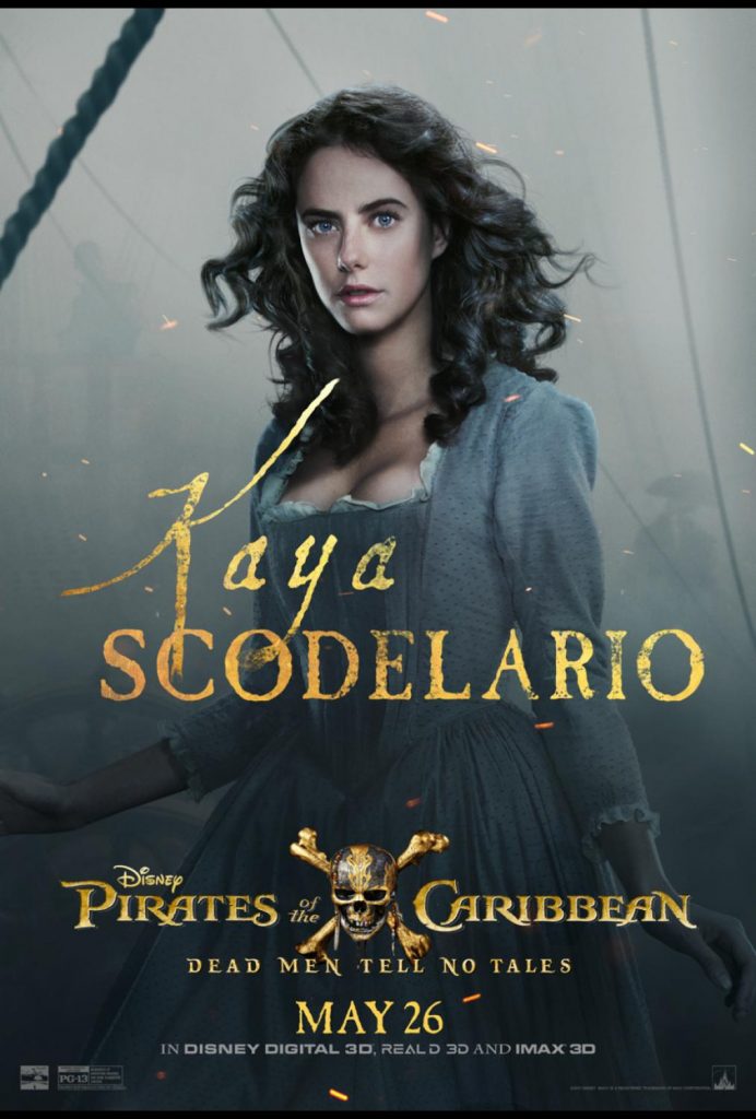 Kaya Scodelario Pirates of the Caribbean Poster