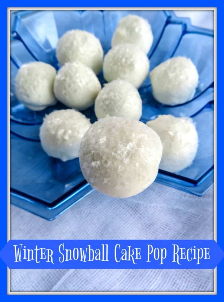 Winter Snowball Cake Pop Recipe