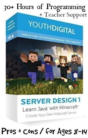 Youth Digital Minecraft Server Design Course for Kids Review