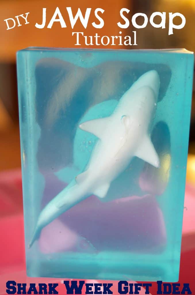 DIY Jaws Shark Soap for Kids Tutorial - Shark Week Gift Idea