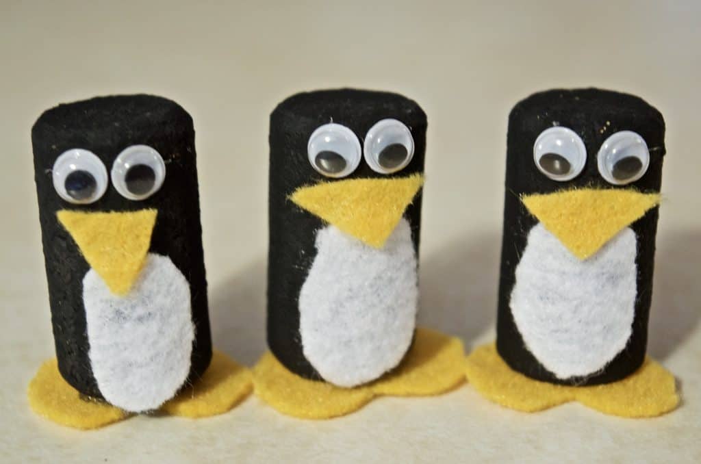 Make Your Own Winter Penguin Wine Cork Craft Tutorial