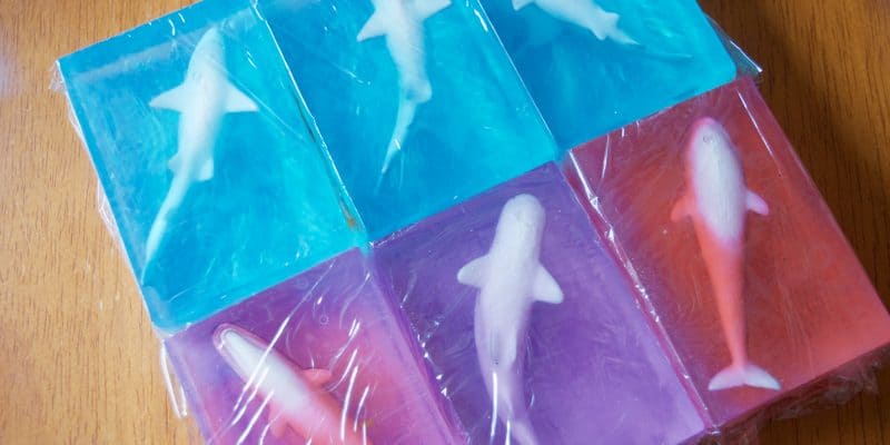 DIY Jaws Shark Soap for Kids Tutorial - Shark Week Gift Idea