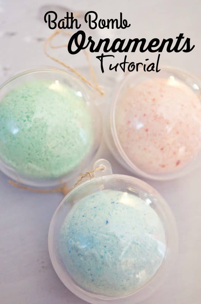 Make Your Own DIY Bath Bomb Ornaments Tutorial