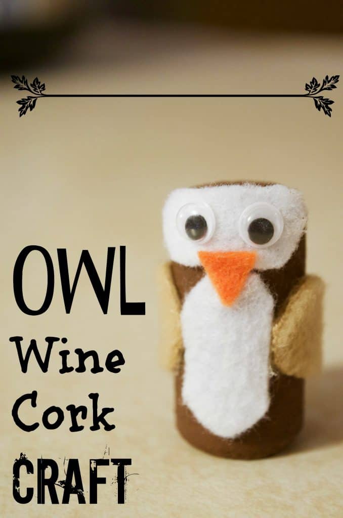 DIY Back to School Owl Wine Cork Craft for Classroom Management