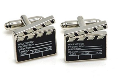Hollywood Movie Clapboard Cufflinks gift for men