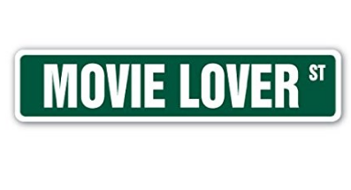 Movie Lover Street Tin Sign