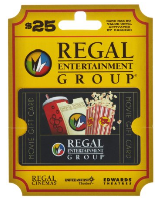 Buy a Regal Entertainment Group Movie Gift Card