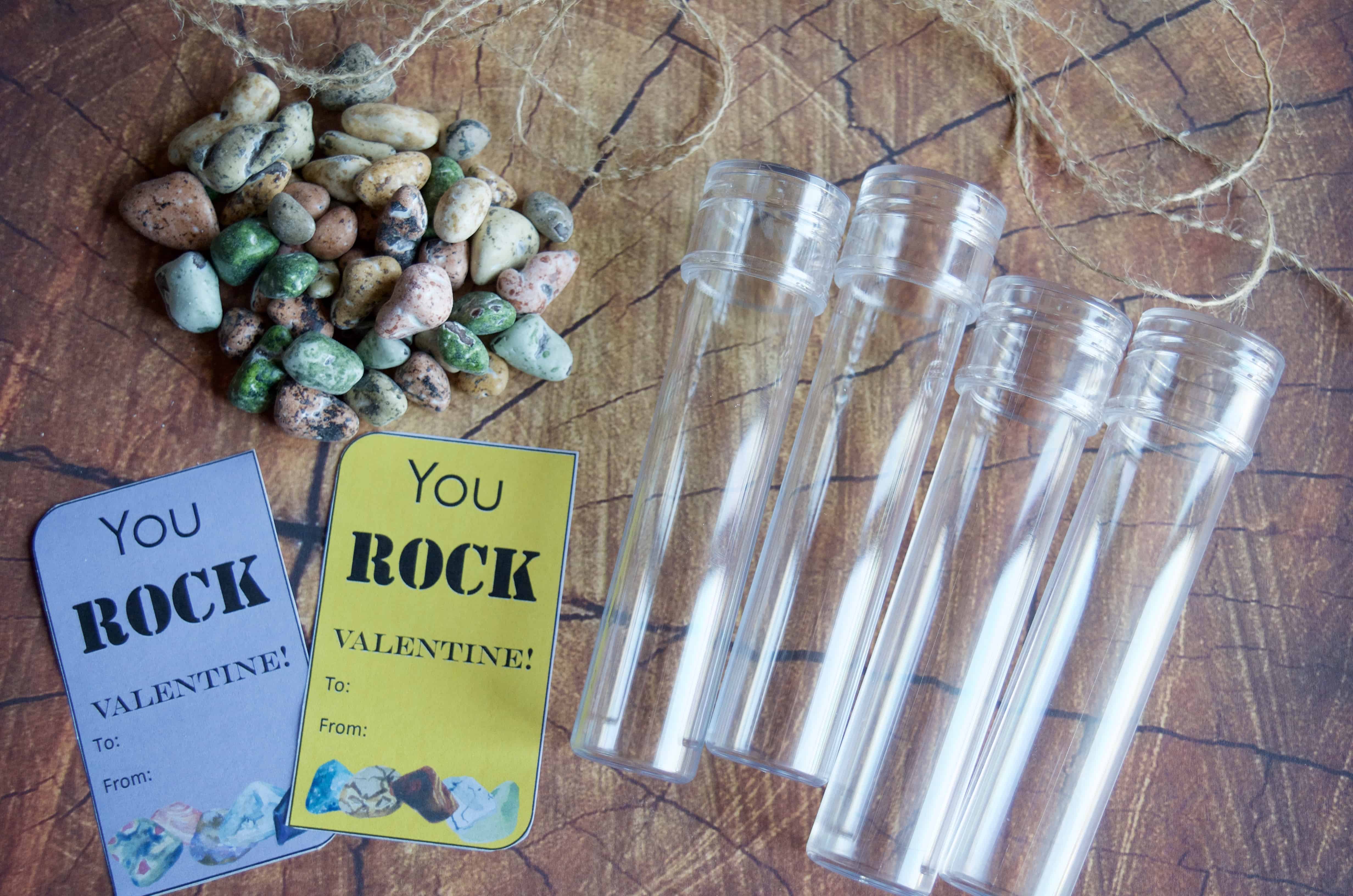 You ROCK! Valentine Printable and Classroom Gift Idea