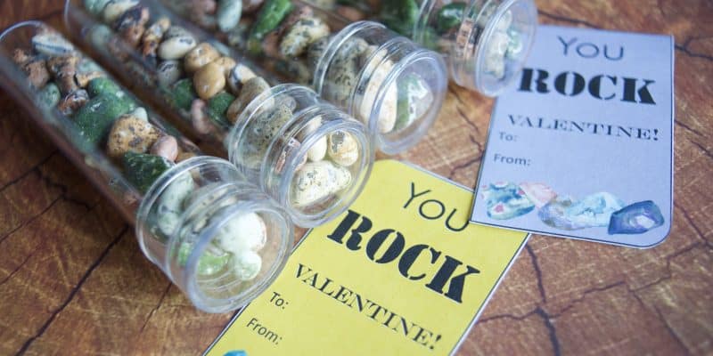 You ROCK! Valentine Printable and Classroom Gift Idea