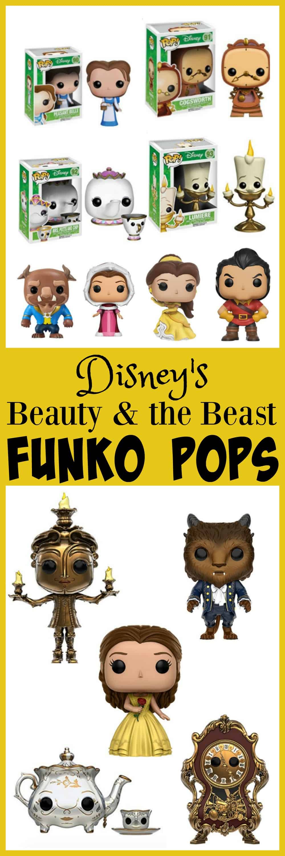 Disney Beauty and the Beast Funko Pops Collectible toys